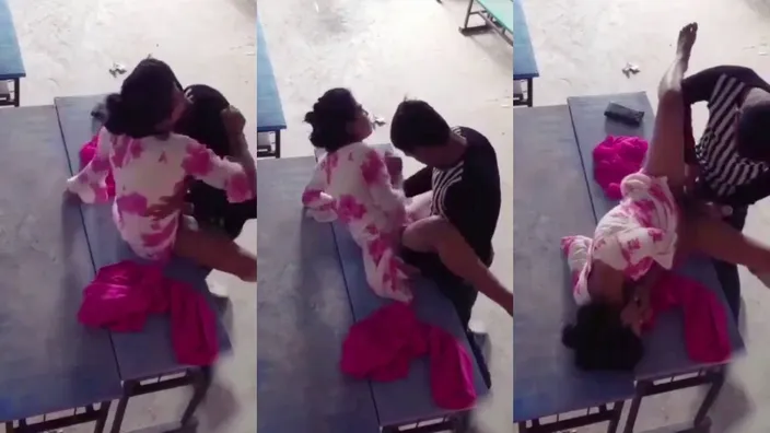 fsiblog com new sex mms Horny Indian college lovers fucking classroom