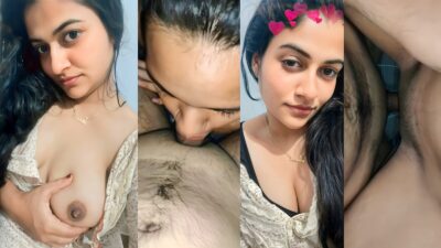 Viral Indian MMS cute sister blowjob and sex with cousin brother after bathing