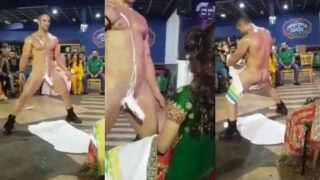 Xnxx Indian porn nude gigolo at NRI wedding bachelorette party in front of family shocking video