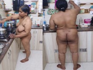 xhamster Indian viral mms Mature south Indian mallu mom nude in kitchen recorded by son friend