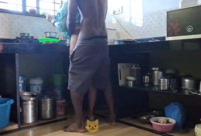 xbaaz Desi viral mms sex video young boy fucking sexy maid in kitchen