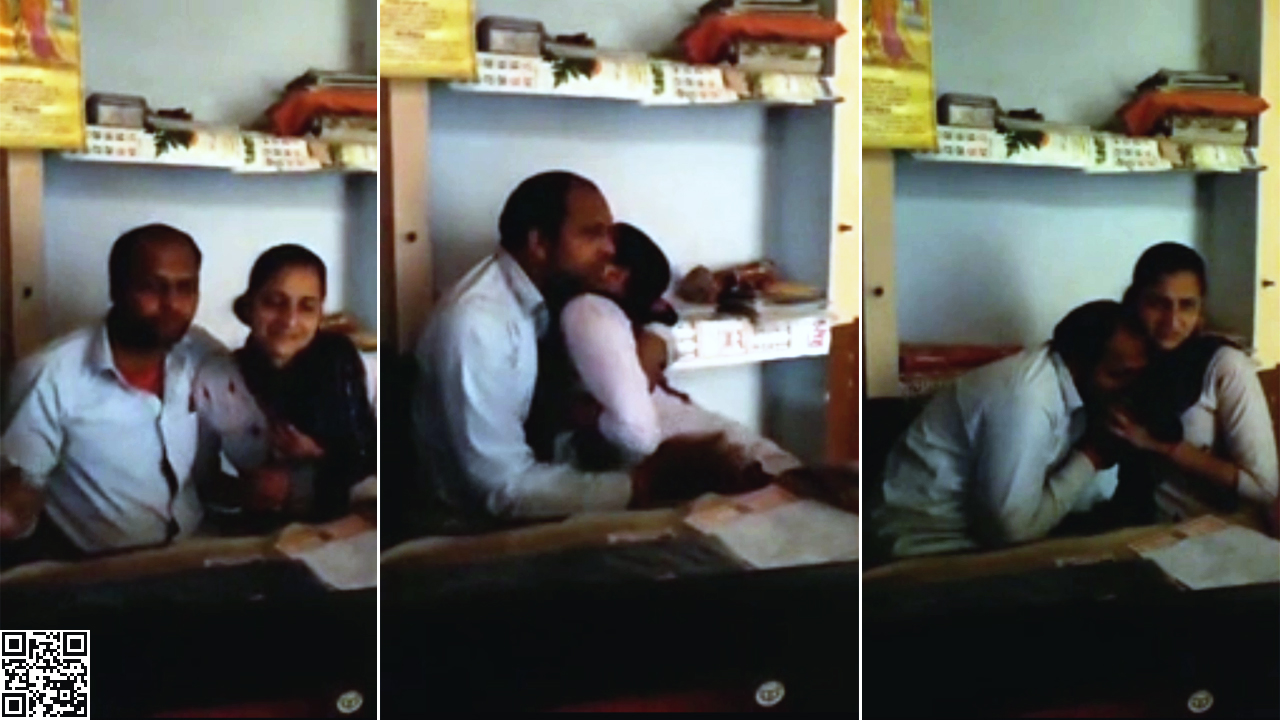 Dropmms Leaked Desi MMS Video Village School principle boobs sucking and fingering pussy of teen student